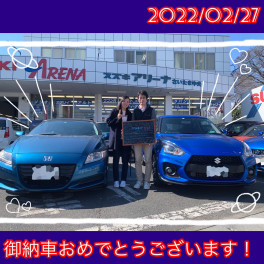 スイフトスポーツのご納車です♪